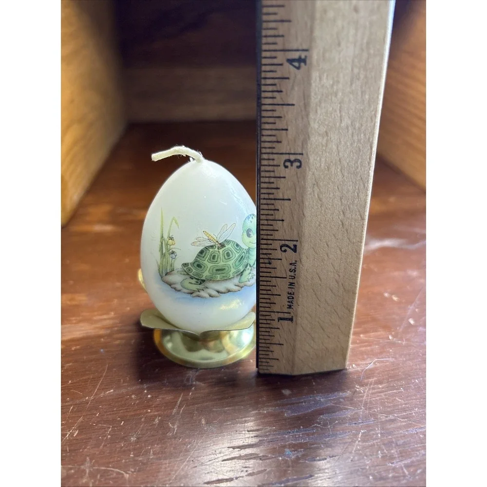 Cute Turtle Egg Candle With Stand